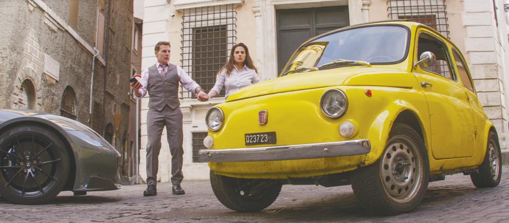 Car chases in a tiny Fiat. $!Car chases in a tiny Fiat.