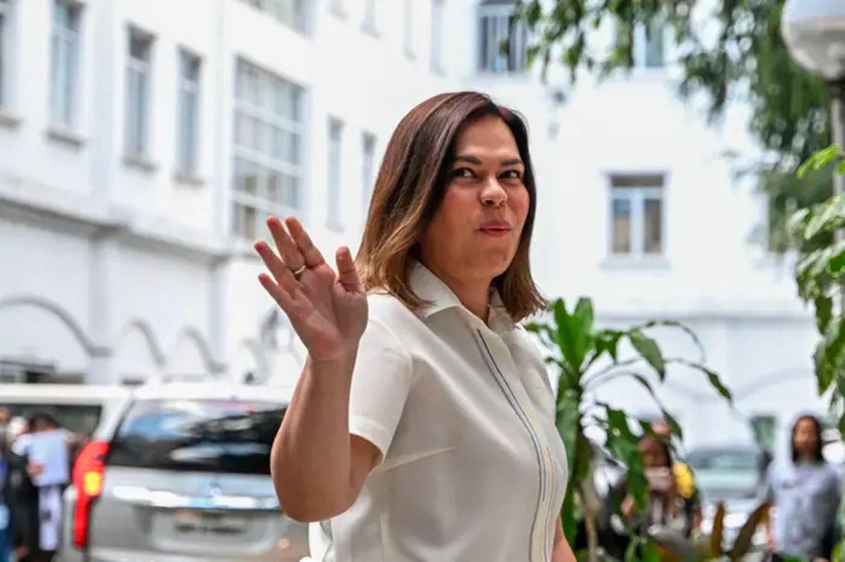 Philippine Vice President Sara Duterte. (Photo by Jam STA ROSA / AFP)