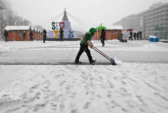 Heavy snow advisory issued for parts of Seoul, surrounding areas