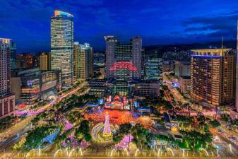A Magical Angel Lights Up 2024 Christmasland in New Taipei City