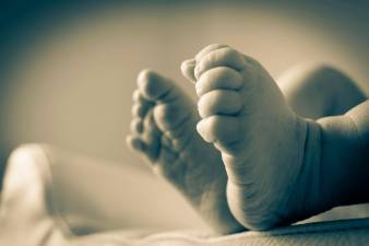 Body of baby found in river