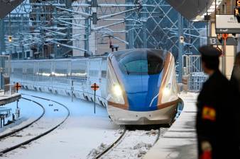 Heavy rain halted Shinkansen bullet trains, hit 139,000 people