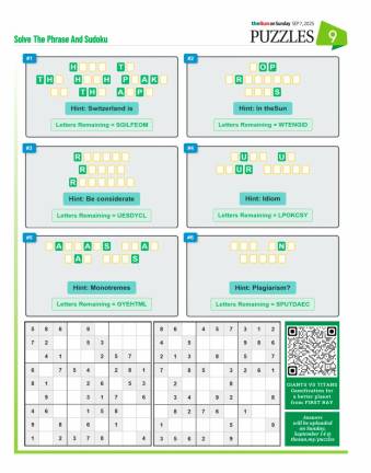 PUZZLES SEP 7, 2025