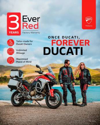 Ducati Malaysia Introduces Ever Red Factory Warranty