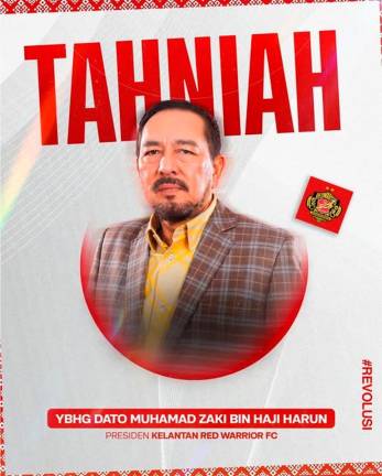 Datuk Muhamad Zaki Harun. Gambar Kredit: Kelantan Red Warrior FC / Facebook