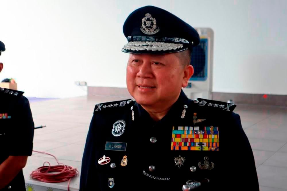 Penang police chief Datuk Khaw Kok Chin/Facebook/PDRM Pulau Pinang
