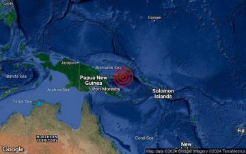 Strong earthquake hits Papua New Guinea