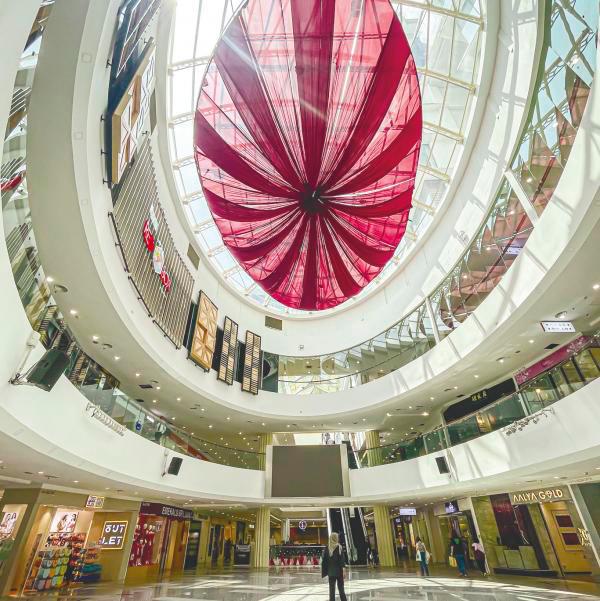 The Empire Mall, one of the many shopping centres in the city.