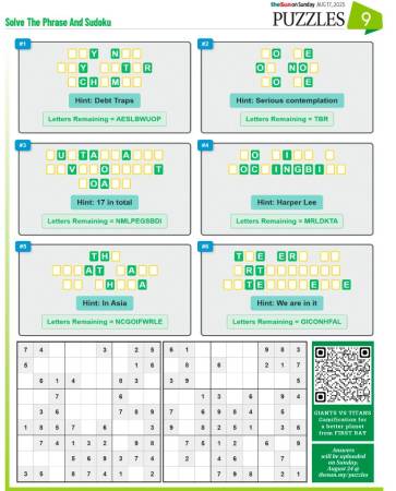PUZZLES AUG 17, 2025