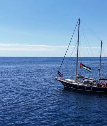 Kapal Freedom Flotilla Coalition. - REUTERSpix