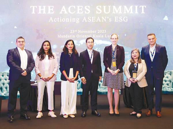 From left: Council members Nieto, Shanggari and Jayanthi are among those who played a prominent role at the Aces Summit 2023.