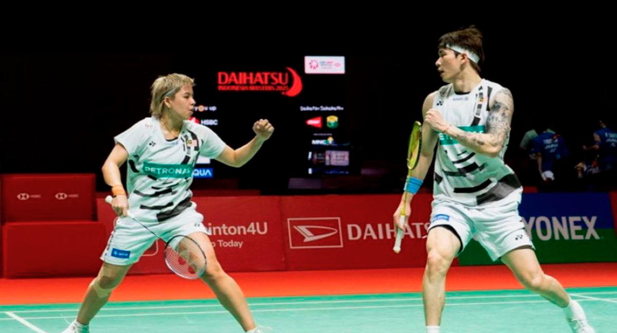 National mixed doubles pair Chen Tang Jie and Toh Ee Wei. - via BERNAMA