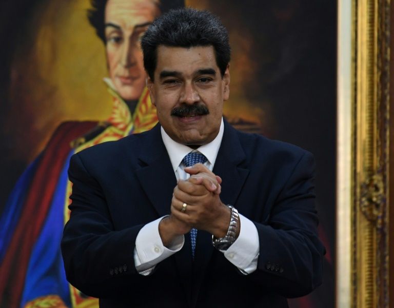 Venezuelan President Nicolas Maduro, pictured in June 2019, confirmed talks between senior officials from his country and the United States. — AFP