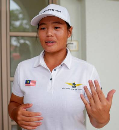 Malaysian golfers Ng Jing Xuen - BERNAMApix