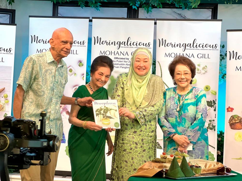 (From left) Dr SS Gill, Gill, Tengku Puteri Nor Zehan and Dr Aishah Ong. – PIC COURTESY OF MOHANA GILL