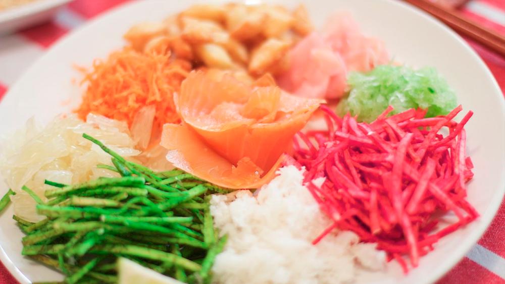 Yu sheng (raw fish salad) – NYONYA COOKING $!Yu sheng (raw fish salad) – NYONYA COOKING