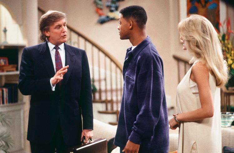 $!The 47th president of US appeared in a 1994 episode of The Fresh Prince of Bel-Air, a popular 90s show with Will Smith (centre) as its lead. – NBCPIC