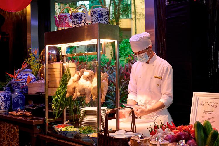 The Hainanese chicken rice. $!The Hainanese chicken rice.