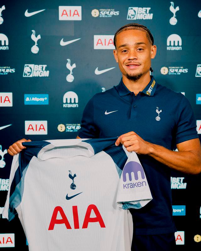 Xavi Simons. Credit: Tottenham Hotspur FB