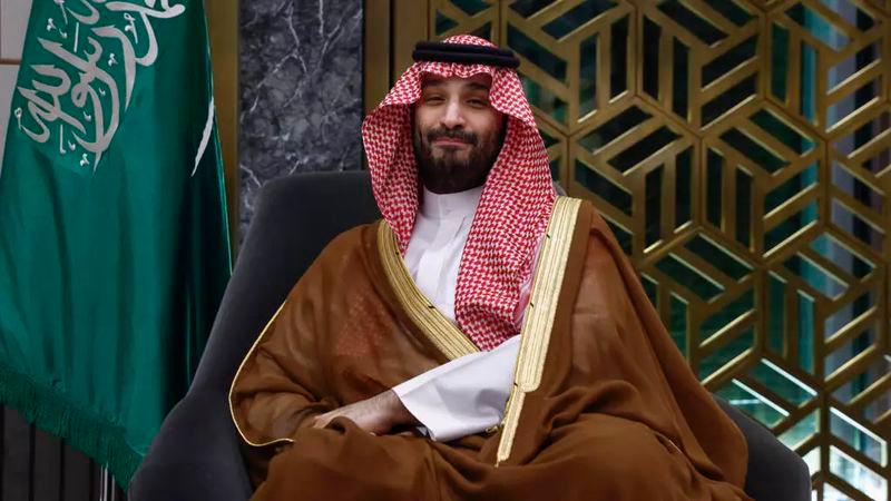 Saudi Arabia’s Crown Prince Mohammed bin Salman says the kingdom will not cease its tireless efforts to establish an independent Palestinian state with east Jerusalem as its capital © Evelyn Hockstein / POOL/AFP/File