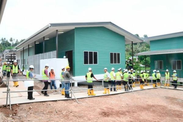 Construction of SK Balambangan hostel progressing smoothly. — Bernama