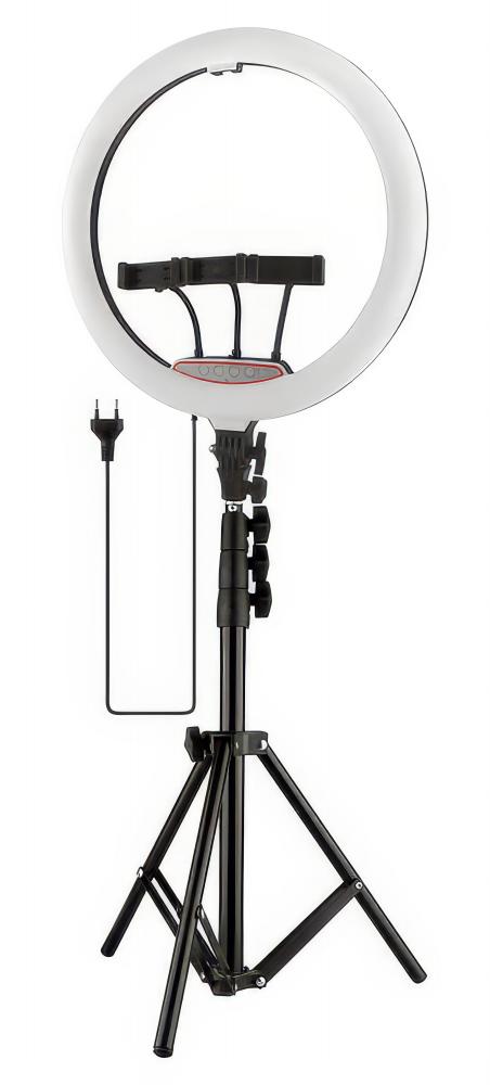 $!A 14-inch ring light offers greater illumination but less flexibility than a 10-inch foldable ring light.