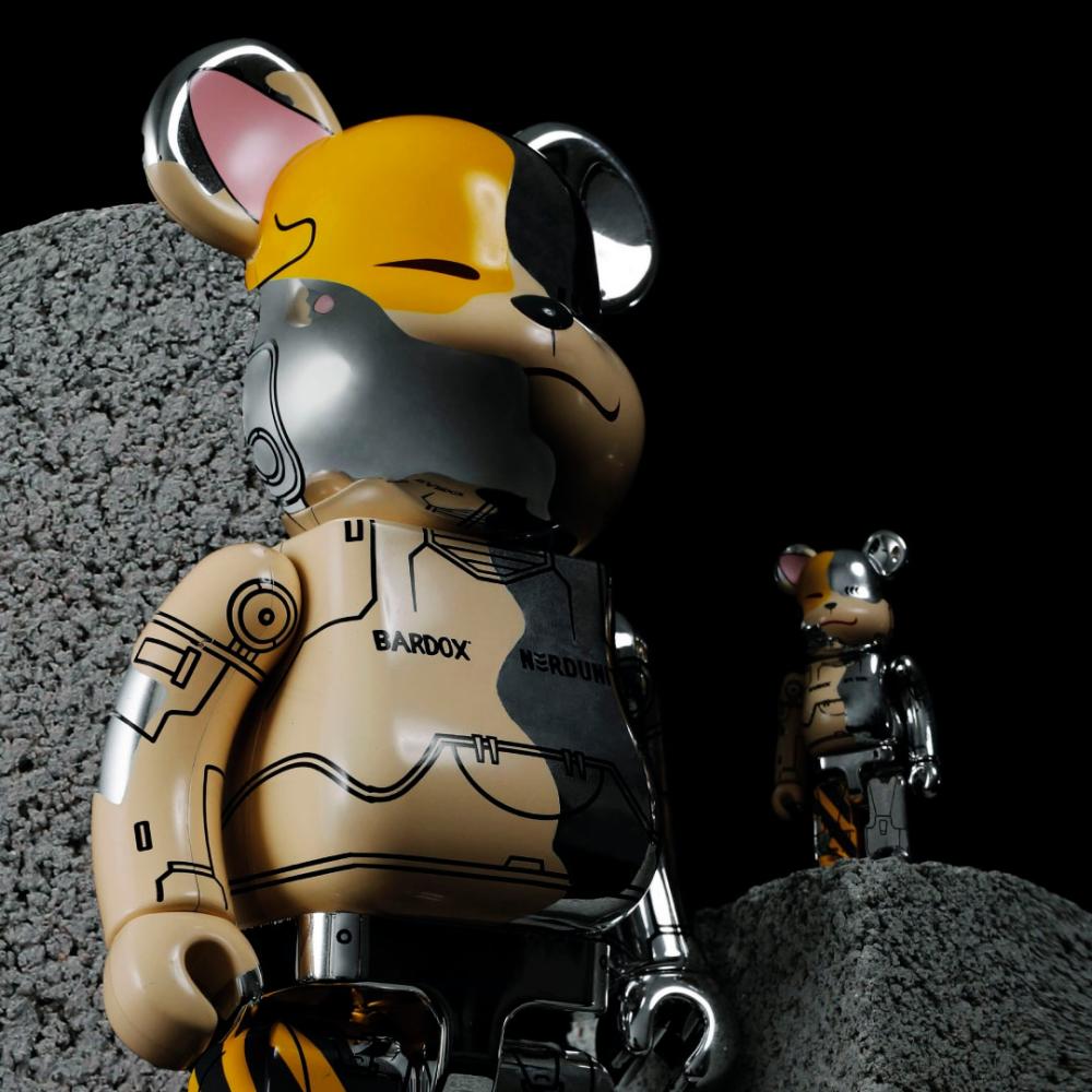 Be@rbrick x Nerdunit x Bardox. $!Be@rbrick x Nerdunit x Bardox.