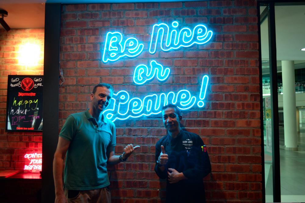 Walter (Director) and Shahruddin (Executive Chef). — BUZZ TEAM $!Walter (Director) and Shahruddin (Executive Chef). — BUZZ TEAM