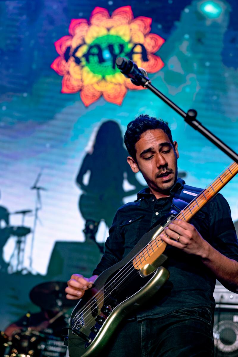 Guitarist Harding is the group’s co-founder. $!Guitarist Harding is the group’s co-founder.