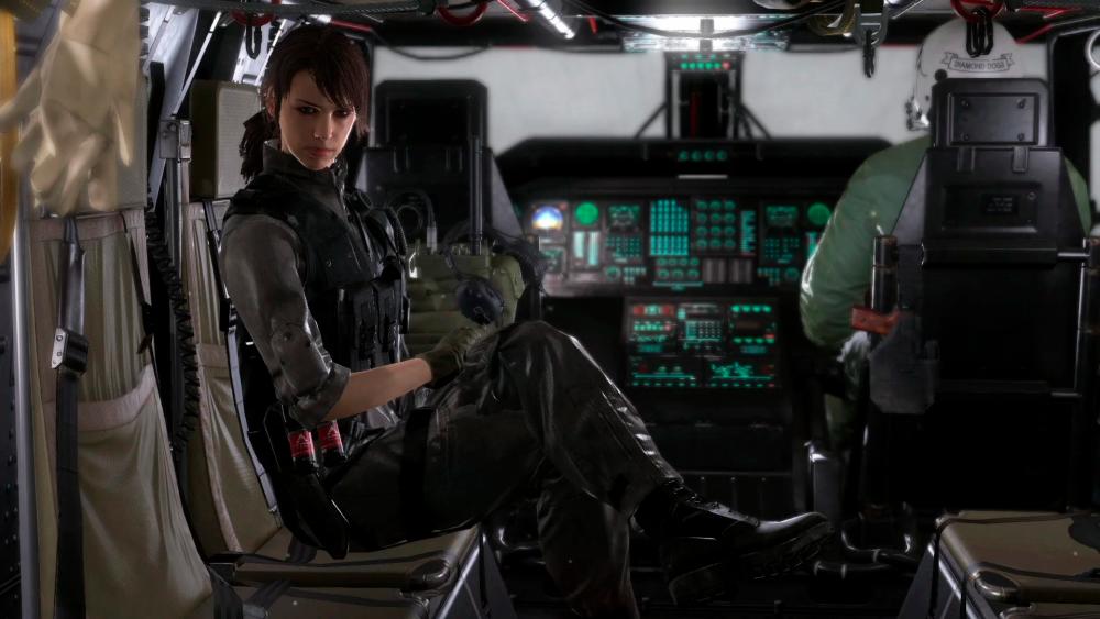 $!Initially introduced as a bikini-clad super soldier, players were given the option of covering up Quiet with an optional costume several months after release. - KONAMI