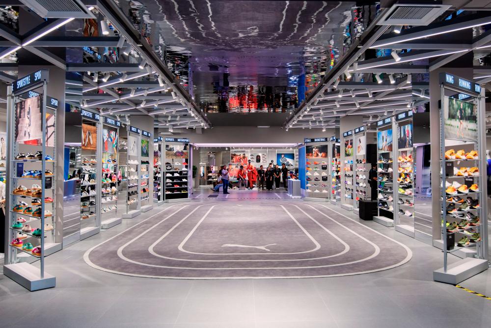 $!This is Puma’s largest flagship store in Southeast Asia.