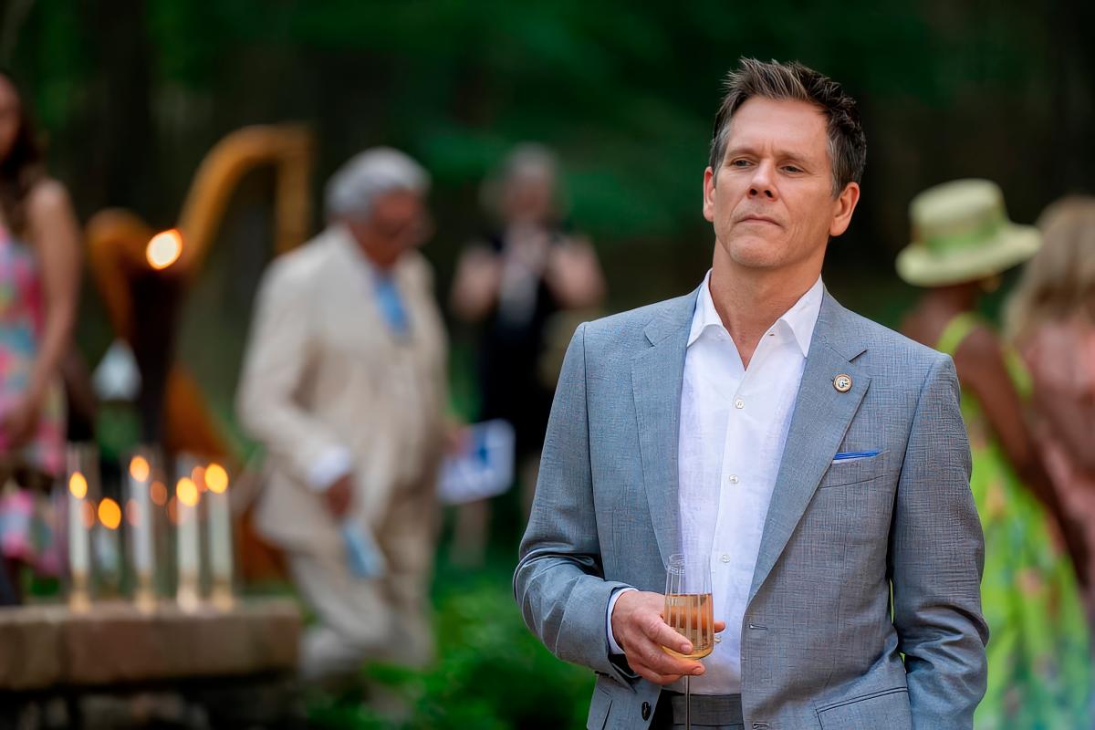 $!Kevin Bacon is the show’s billionaire Peter Kell.