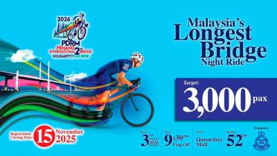 Penang police target 3,000 cyclists for solidarity fun ride 2026