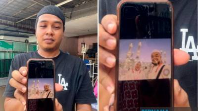 Son sensed change in late father before departure to holy land