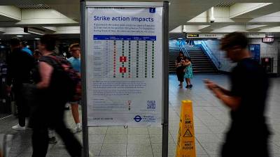 London Underground strike begins as millions face transport chaos