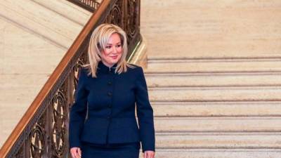Michelle O’Neill becomes Northern Ireland’s 1st nationalist first minister 