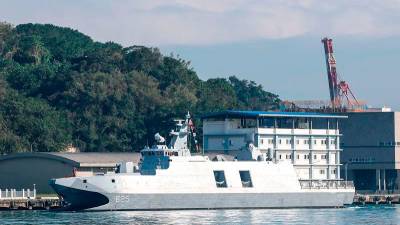 China military says it monitored US warship in Taiwan Strait