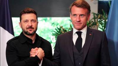 Macron backs Ukraine ceasefire after talks with Zelenskiy and EU leaders
