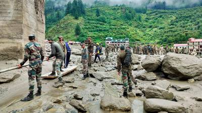 Indian army searches for missing after deadly Himalayan floods