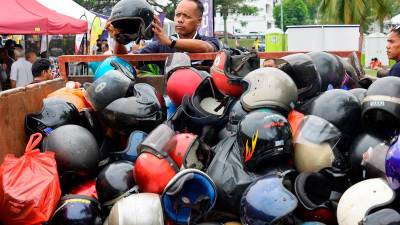40% of helmets exchanged in Negeri Sembilan fail safety standards