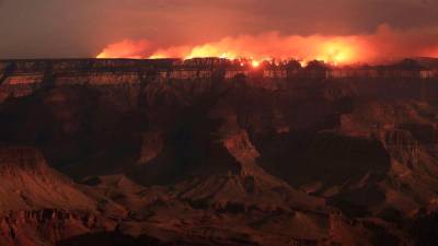 Grand Canyon wildfire grows 50% after destroying historic lodge