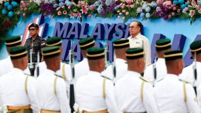 PM Anwar and cabinet attend 2025 National Day celebration in Putrajaya