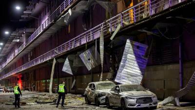 Russia’s drone attack on Kyiv sets several residential buildings on fire, Ukraine says