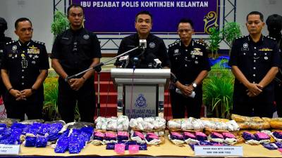 Police uncover RM5m drugs hidden in cow dung in Kelantan raids