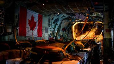 Canada airdrops aid to Gaza, accuses Israel of breaking international law