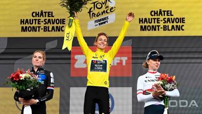 Pauline Ferrand-Prevot wins women’s Tour de France in historic solo victory