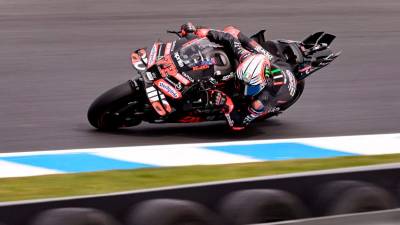 Bezzecchi shatters lap record to top Australian MotoGP practice