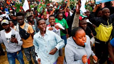 Two dead, 160 injured in stampede at Odinga funeral in Nairobi