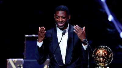PSG star Ousmane Dembele wins men’s Ballon d’Or award