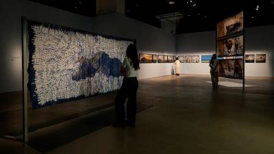 Malaysian artist presents artworks in Singapore